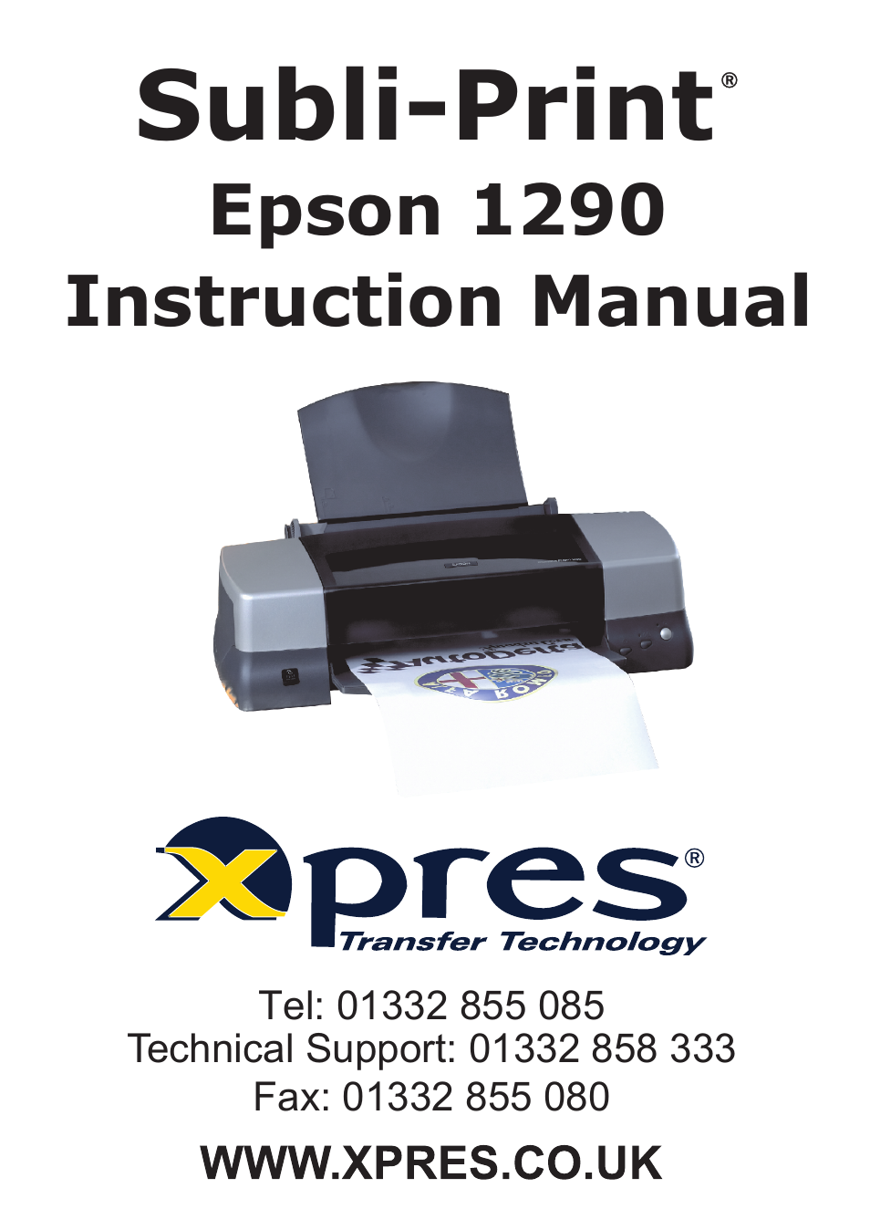 Subli-Print Epson 1290: Manual