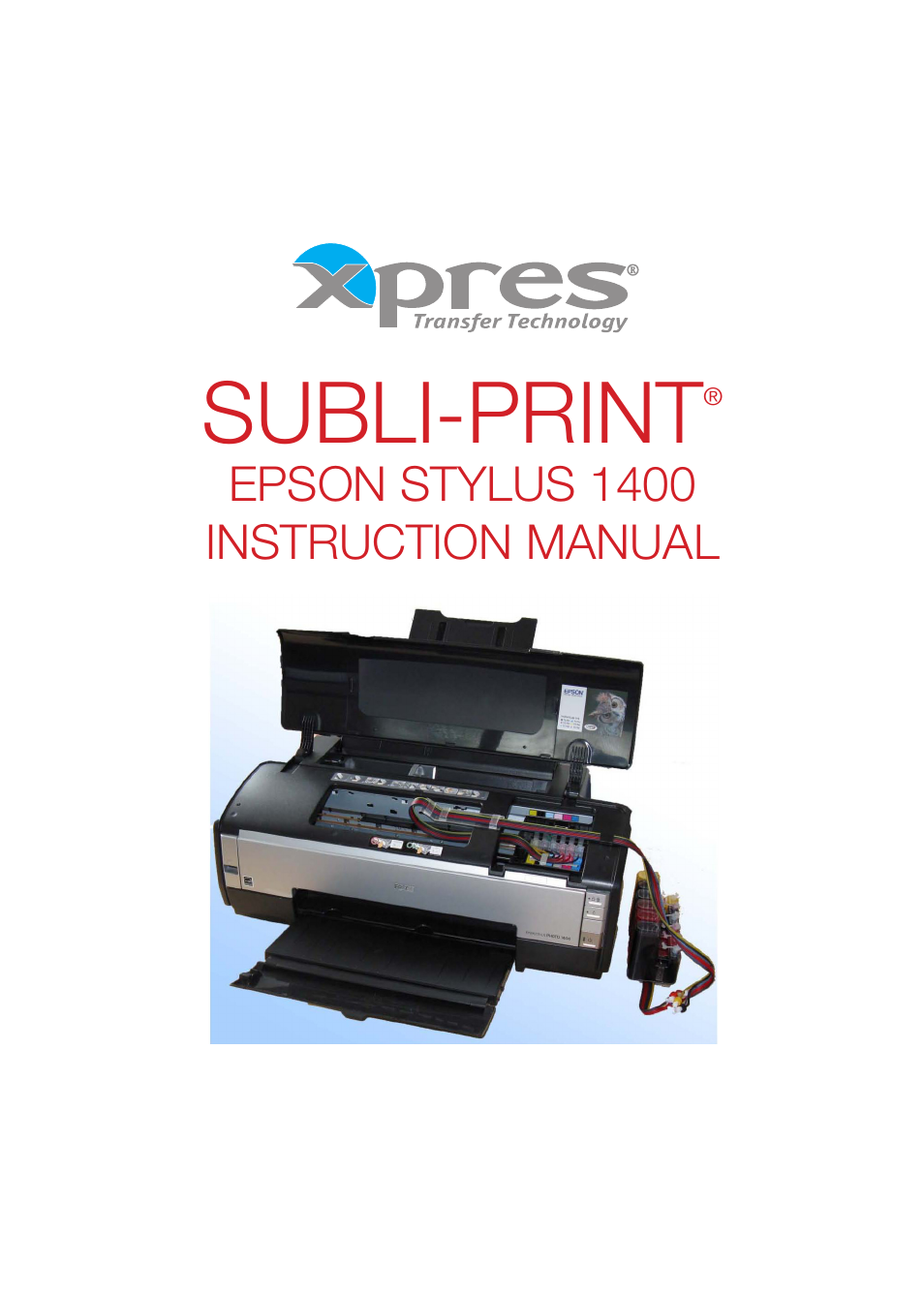 Subli-Print Epson 1400: Manual
