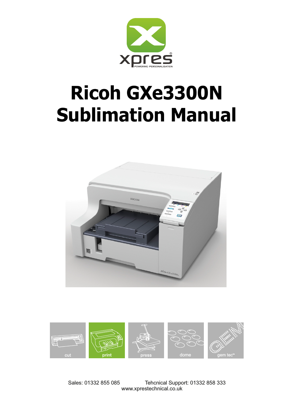 Subli Print Ricoh GXe3300N