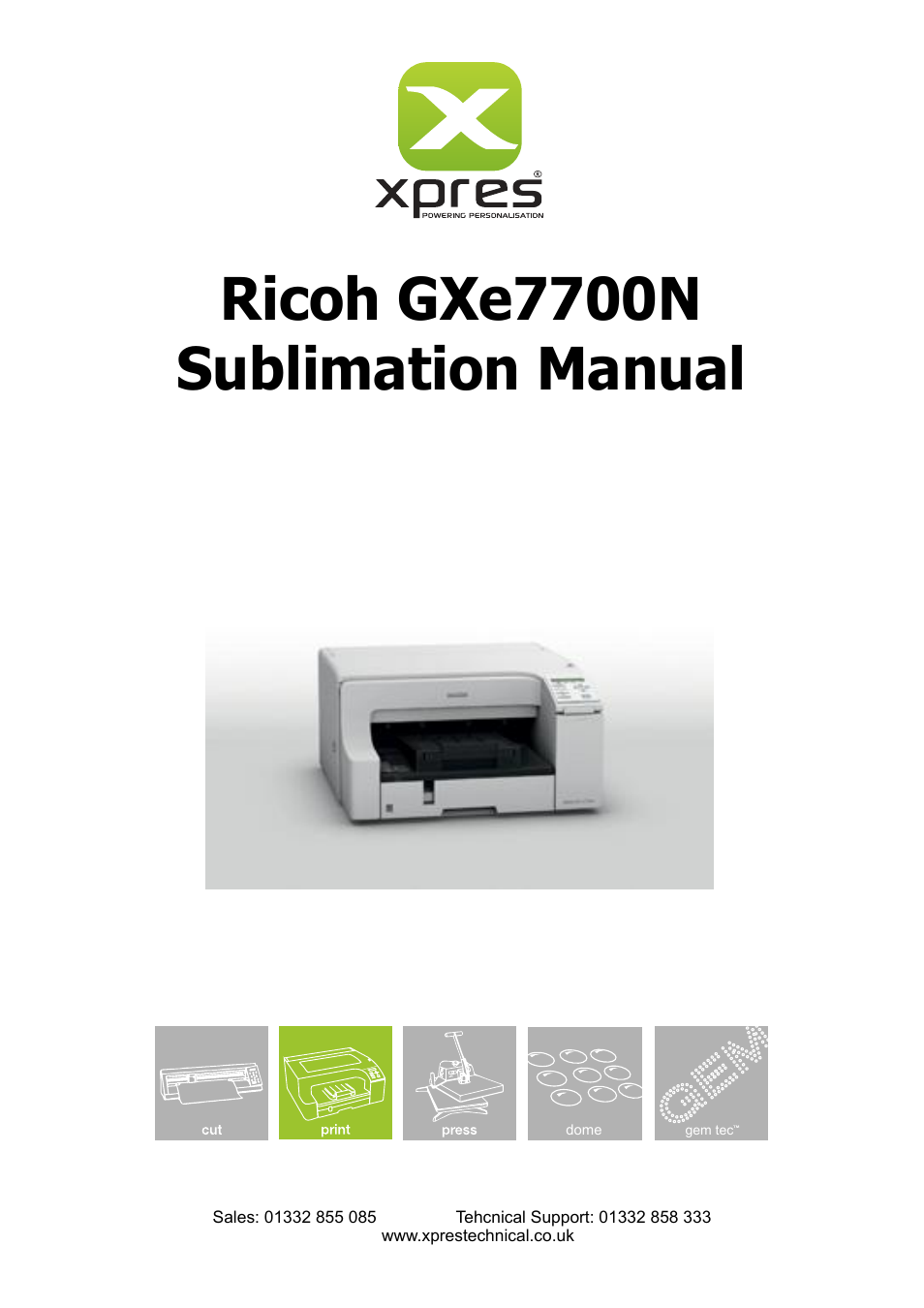 Subli Print Ricoh GXe7700N