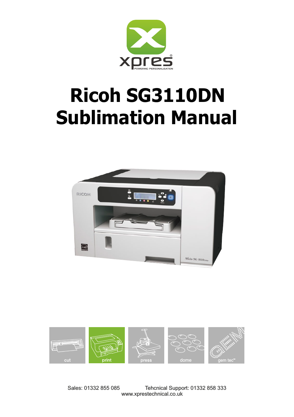 Subli Print Ricoh SG3110DN