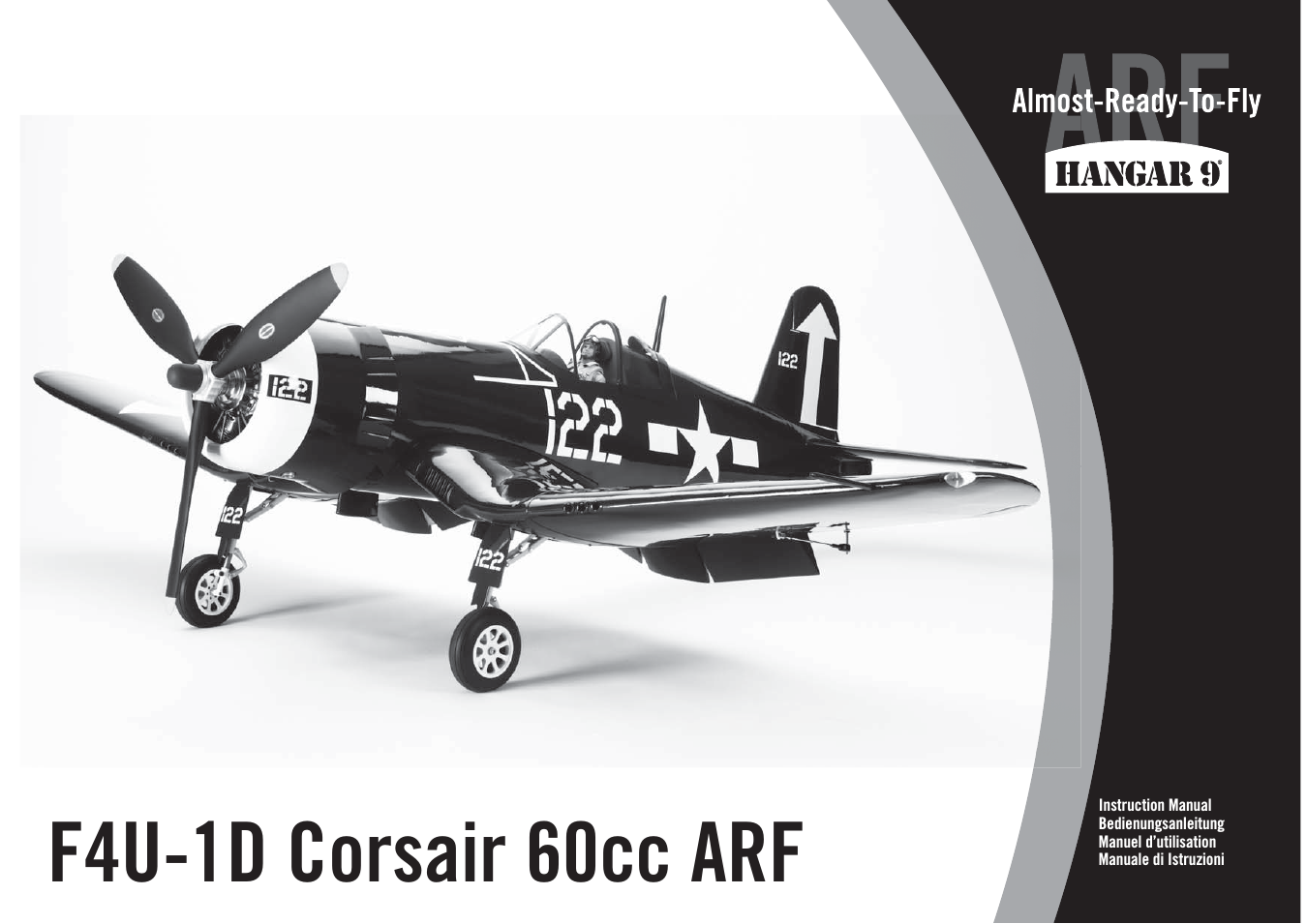 F4U-1D Corsair 60cc ARF (3 Boxes)