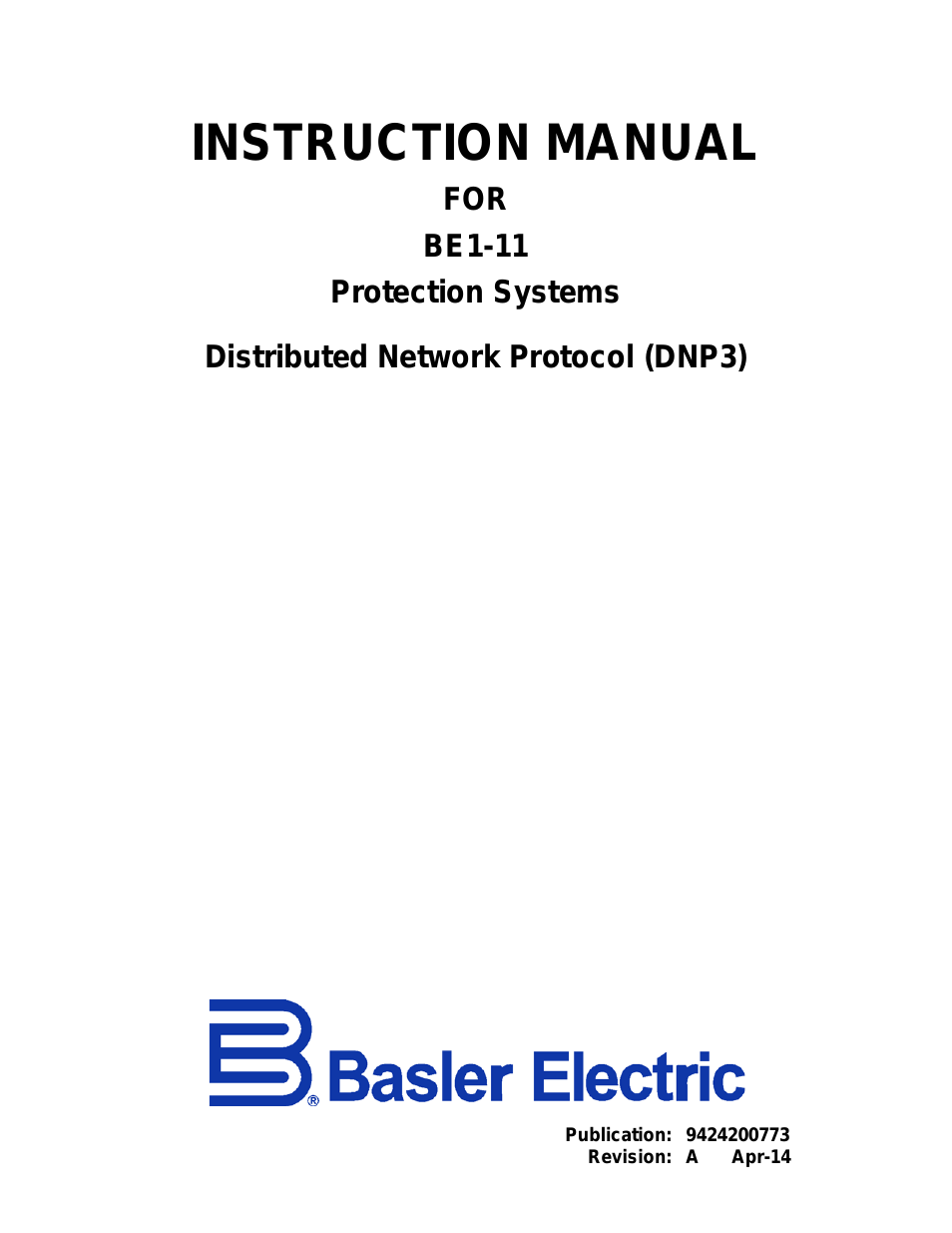 BE1-11 DNP3 Protocol