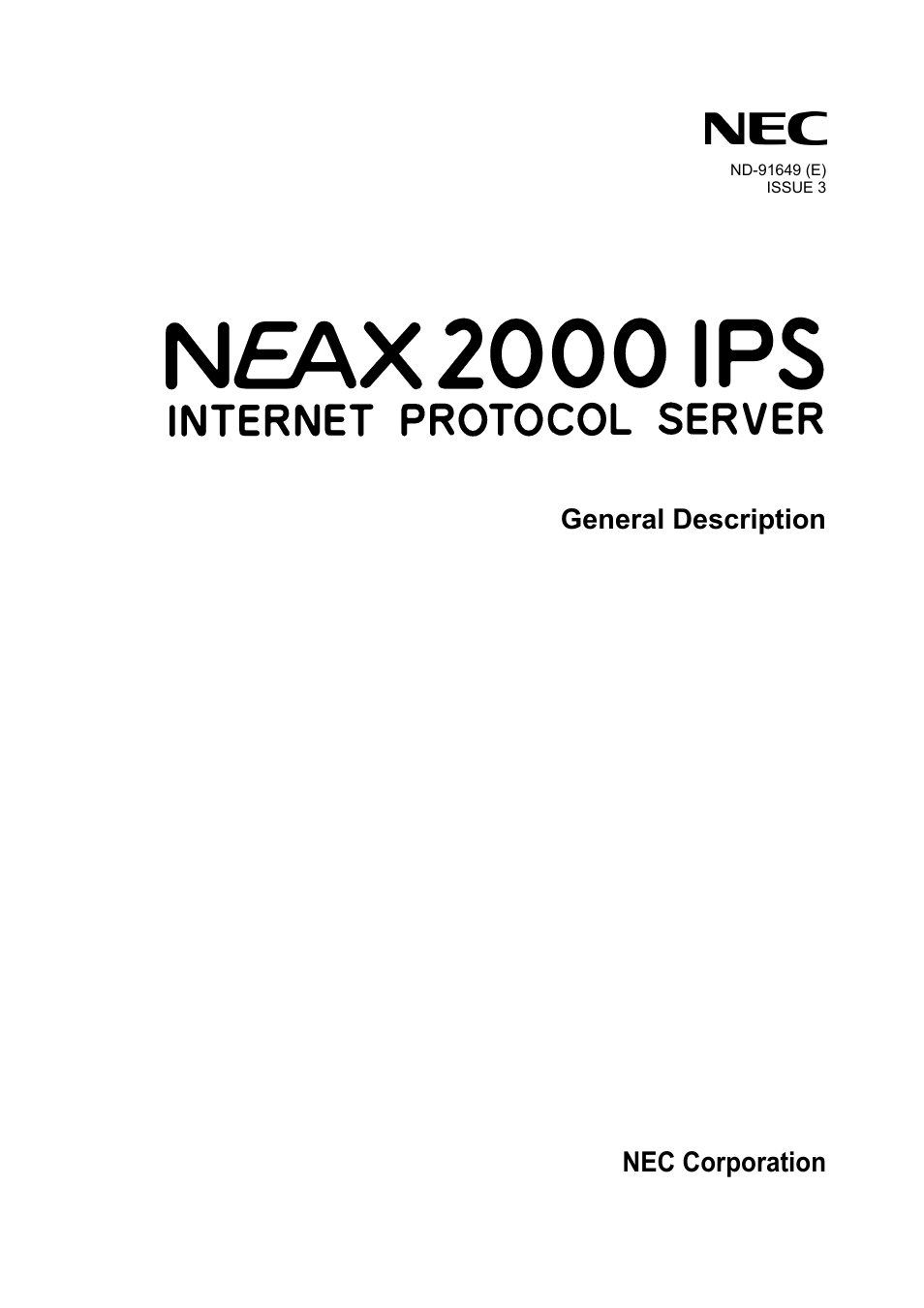 NEAX2000 ND-91649