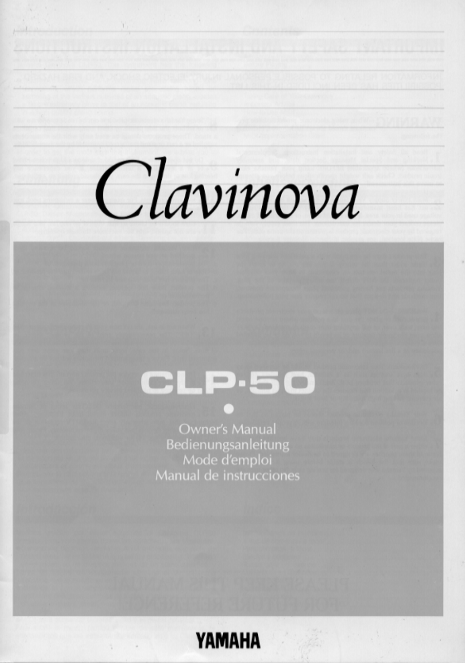 Clavinova CLP-50