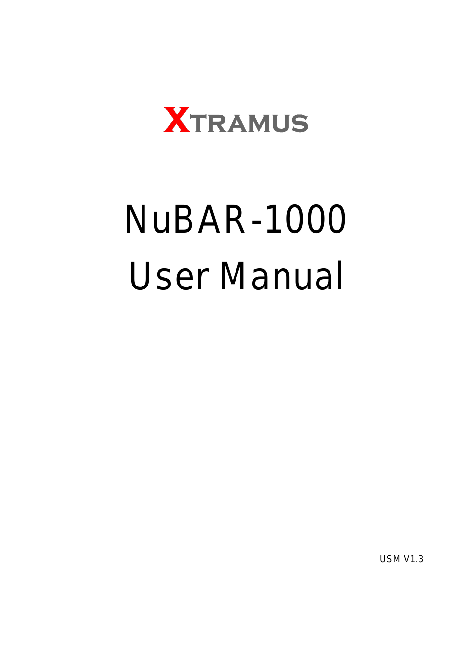 NuBAR-1000 V1.4