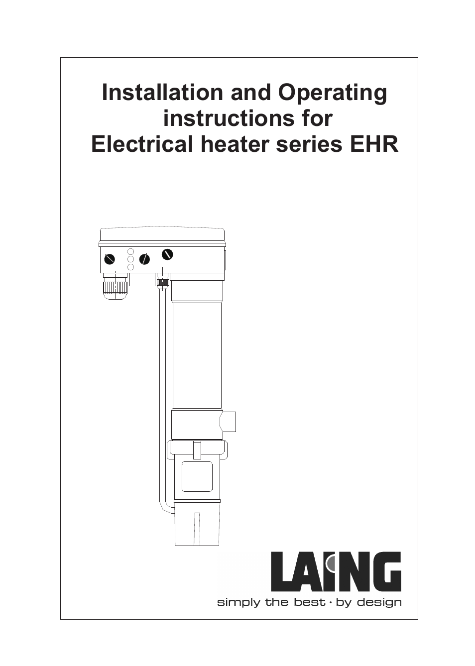 EHR IM Electrical heater series EHR (obsolete)
