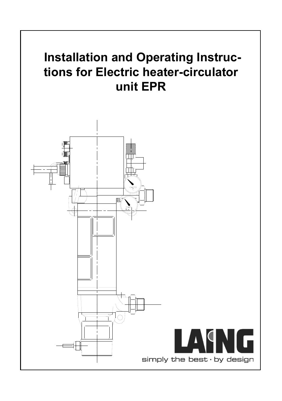 EPR IM Electric heater-circulator unit EPR (obsolete)