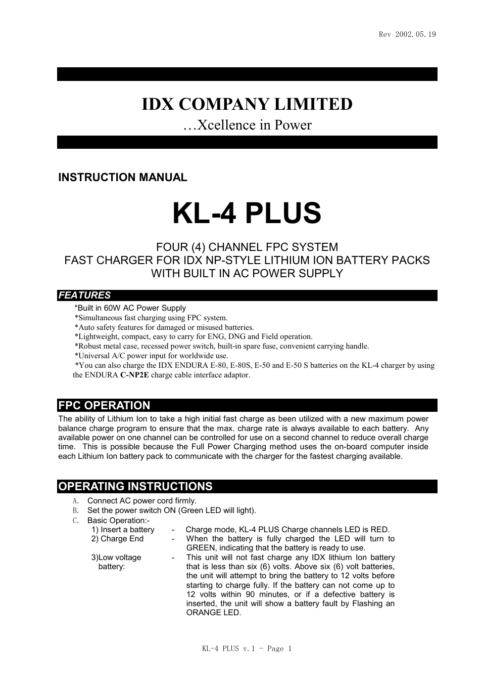 KL-4 PLUS