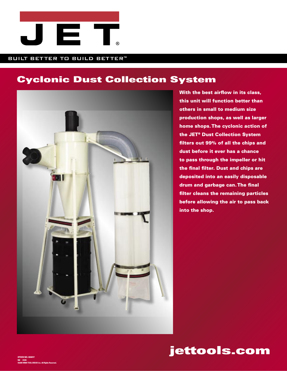 Cyclonic Dust Collection System JC-5FB