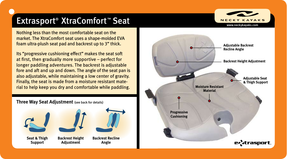 XtraComfortTM Seat Extrasport