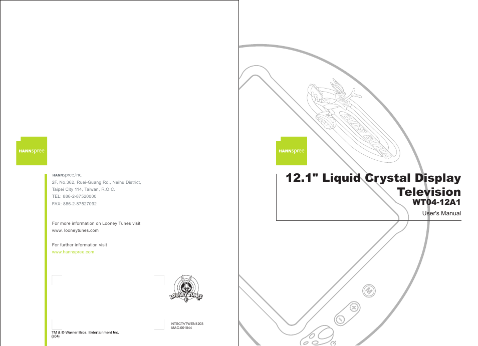 LIQUID CRYSTAL DISPLAY WT04-12A1