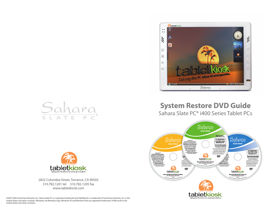 Sahara Slate PC i400 Series