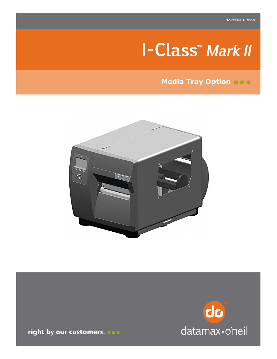 I-Class Mark II Media Tray Option