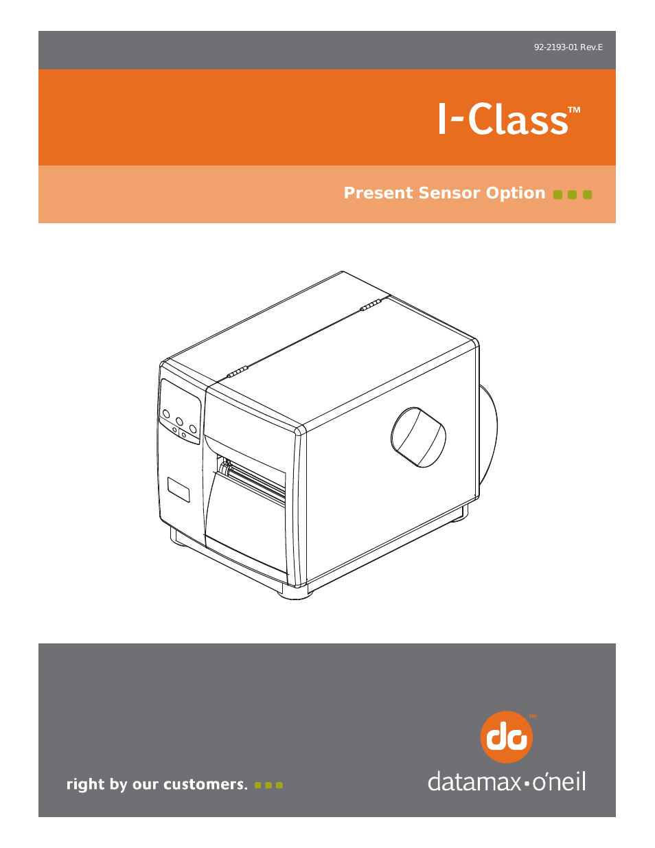 I-Class Present Sensor Option