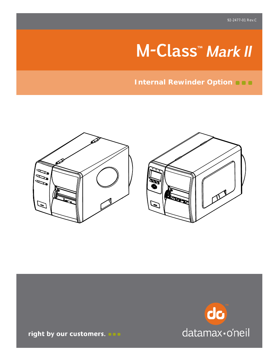 M-Class Mark II Internal Rewinder Option