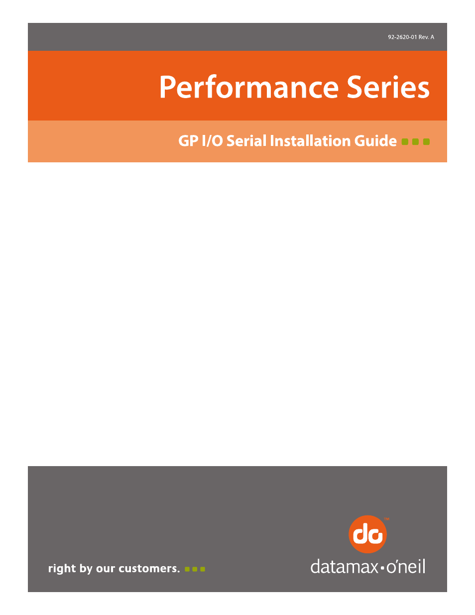 Performance series GPIO