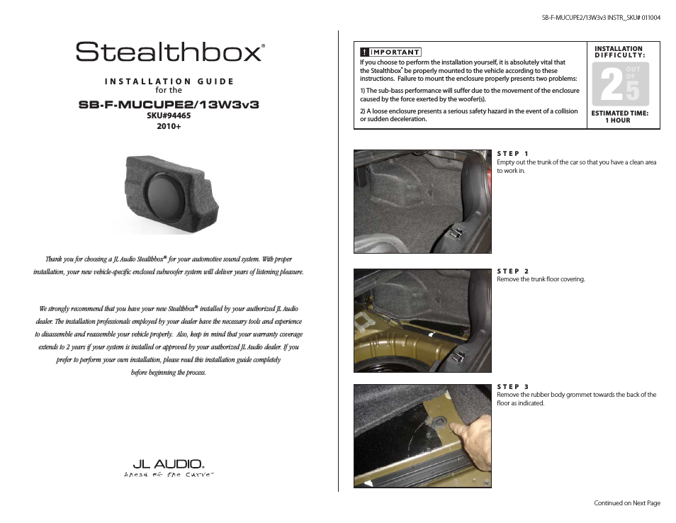 Stealthbox 94465