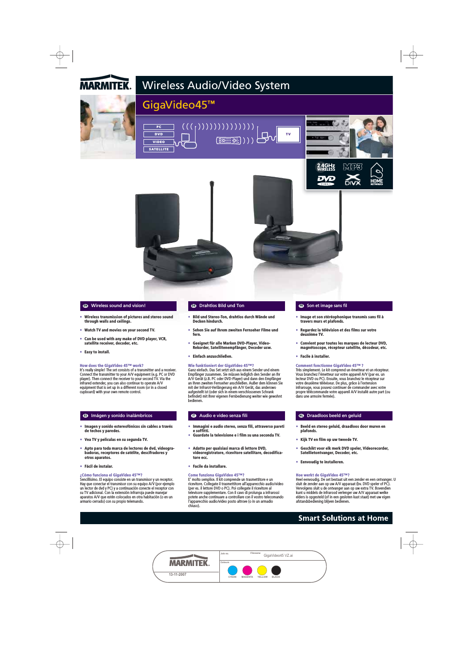 Wireless Audio/Video System GigaVideo45