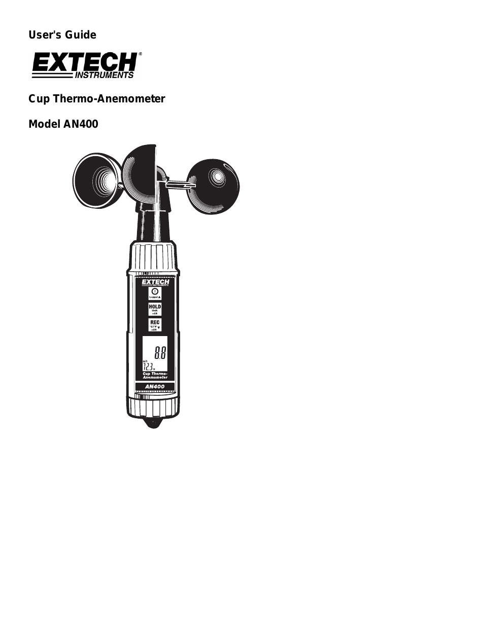 AN400 PORTABLE ANEMOMETERS