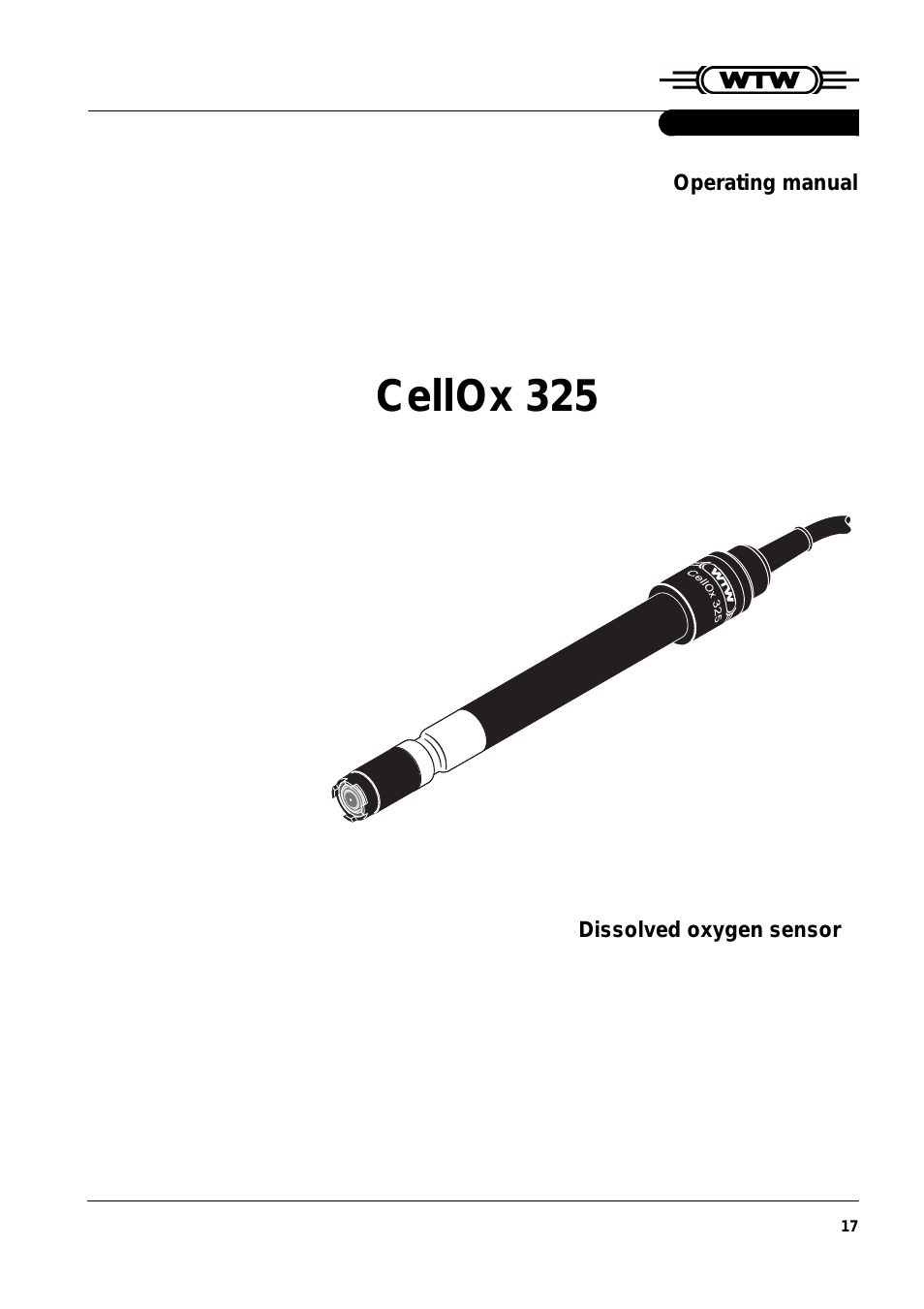 CellOx 325 Dissolved oxygen sensor