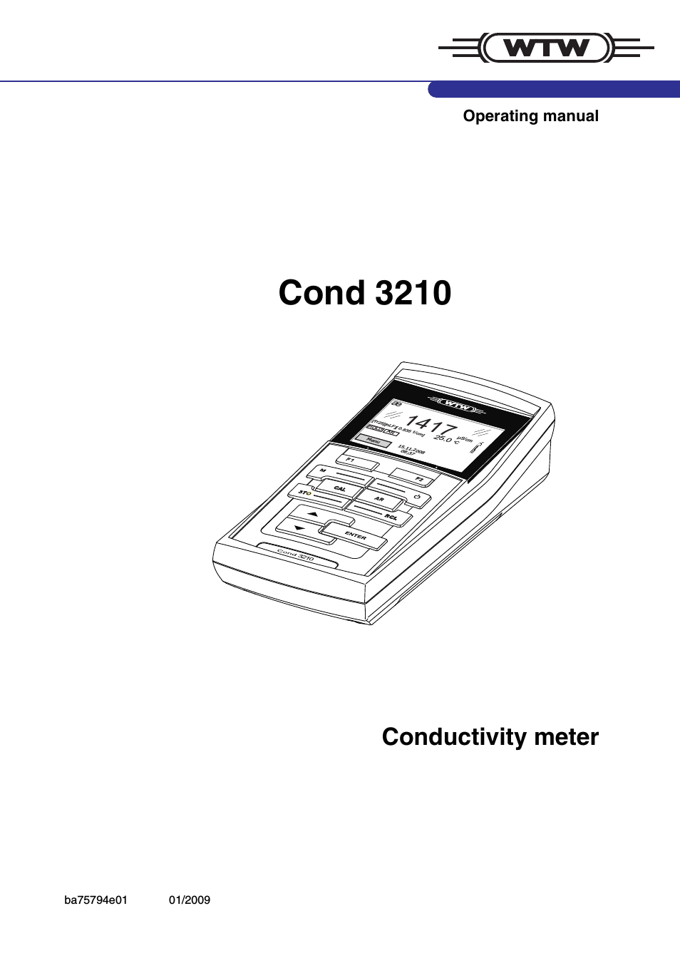 COND3210 HANDHELD CONDUCTIVITY METERS