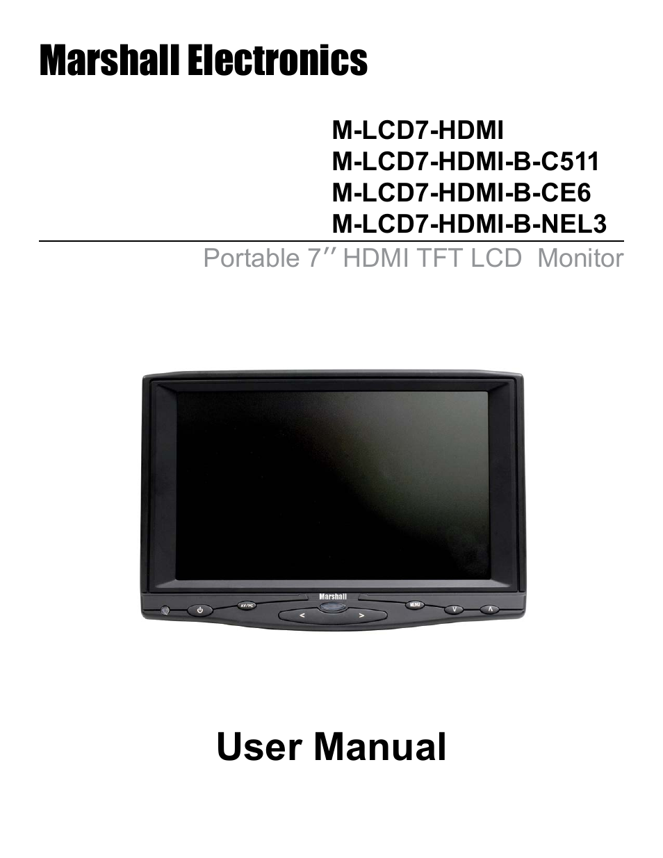 M-LCD7-HDMI-B-C511