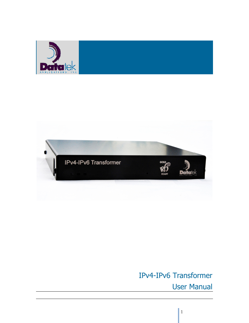 IPv6 Transformer User Manual