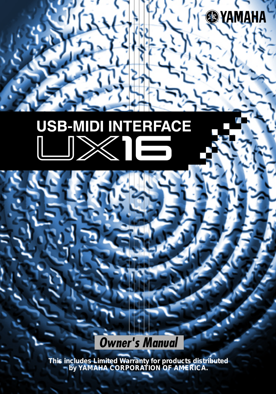 USB-MIDI INTERFACE UX16