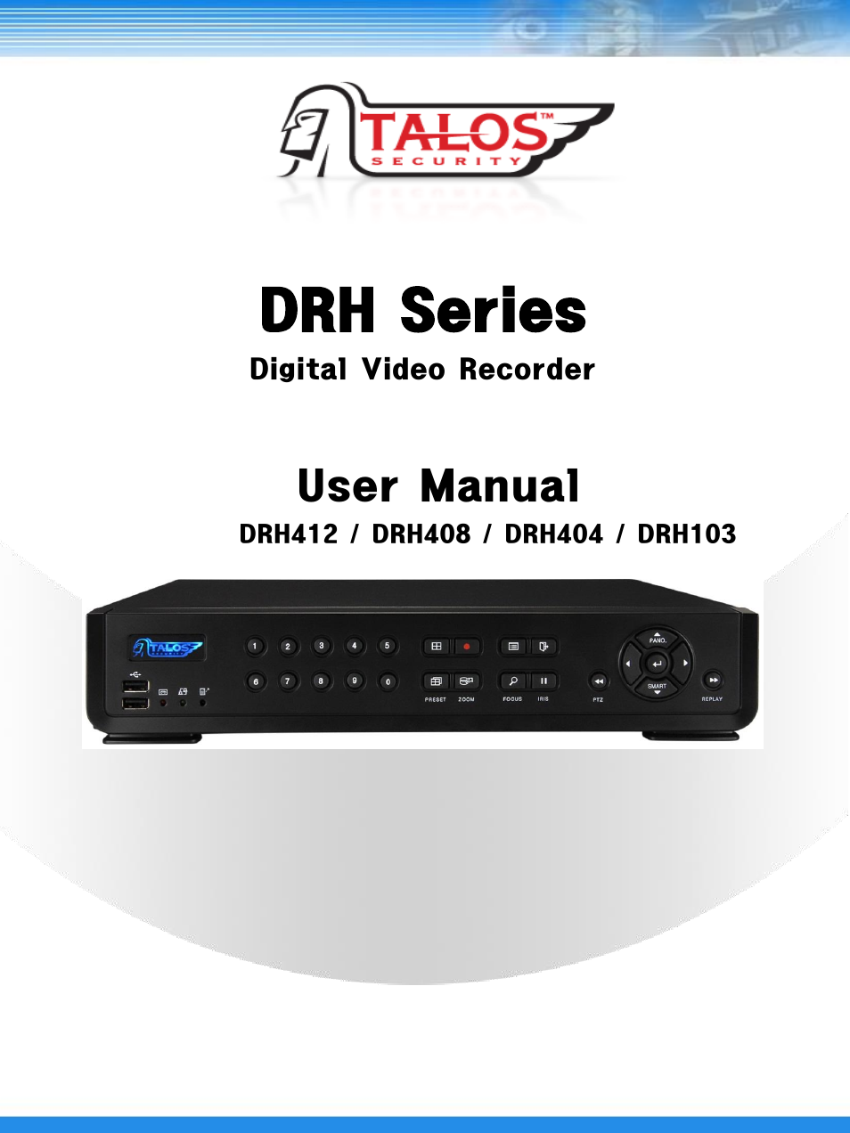 DRH412 Hybrid DVR Manual