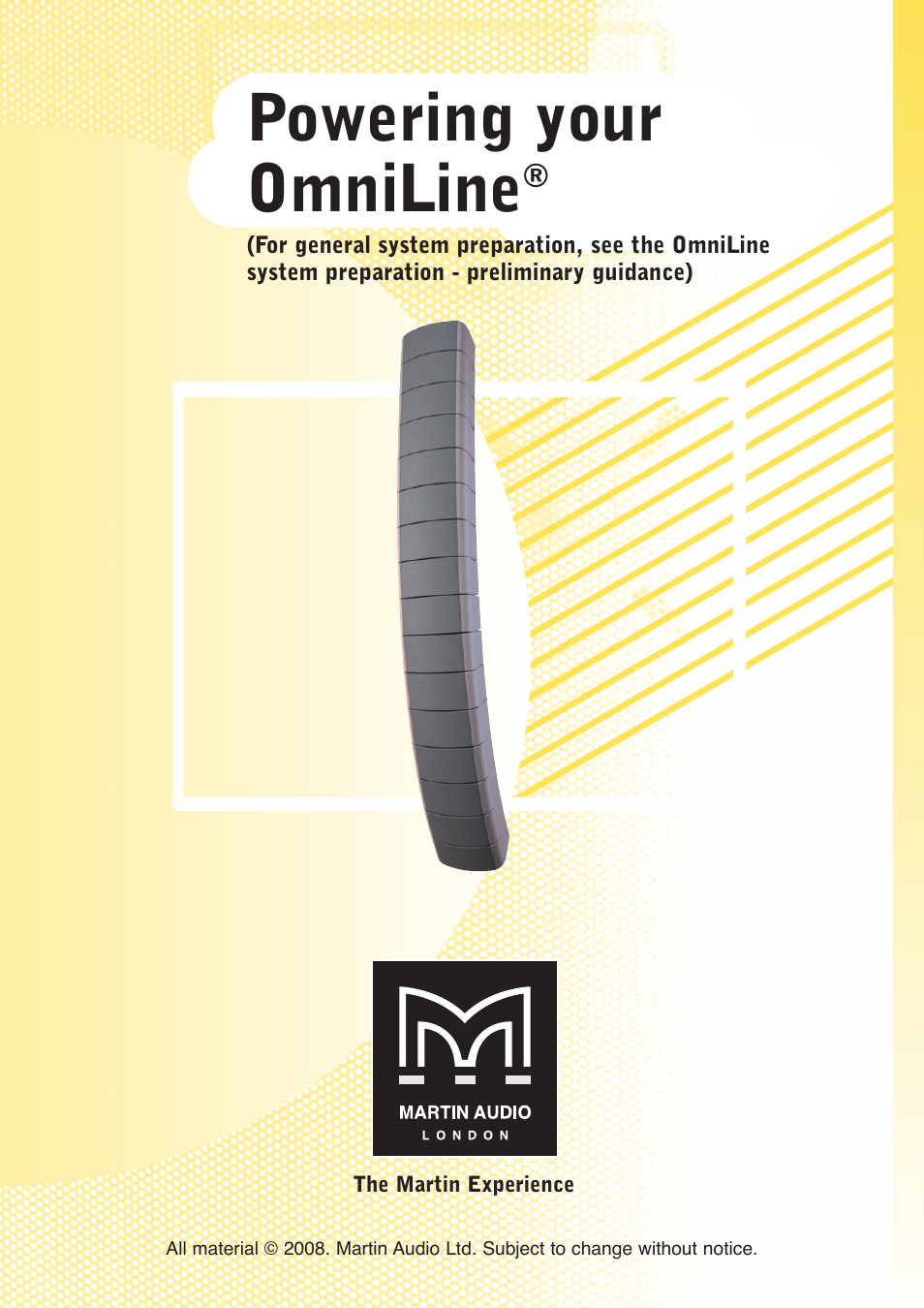 OmniLine Portable Speaker