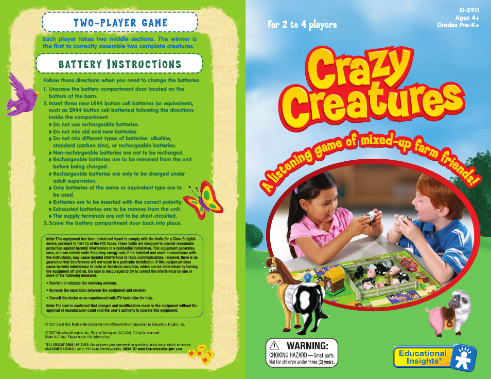 Crazy Creatures EI-2911
