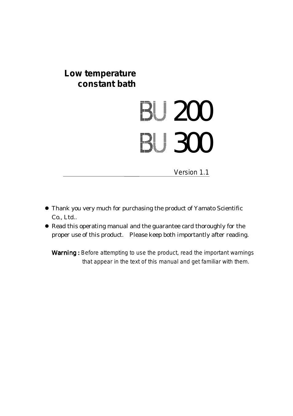 BU200 Low Constant Temperature Water Bath