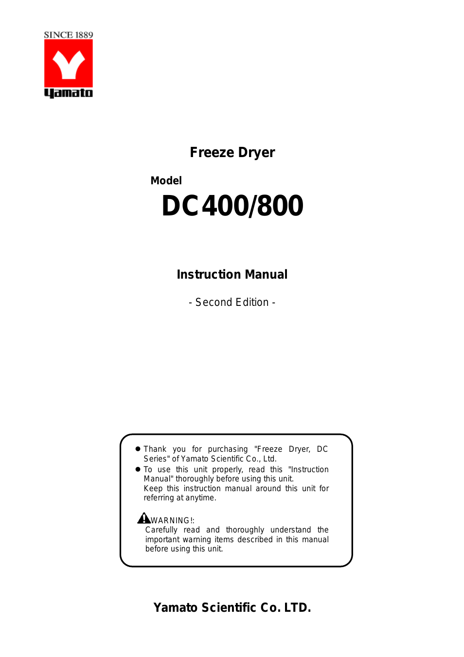 DC400 Freeze Dryers