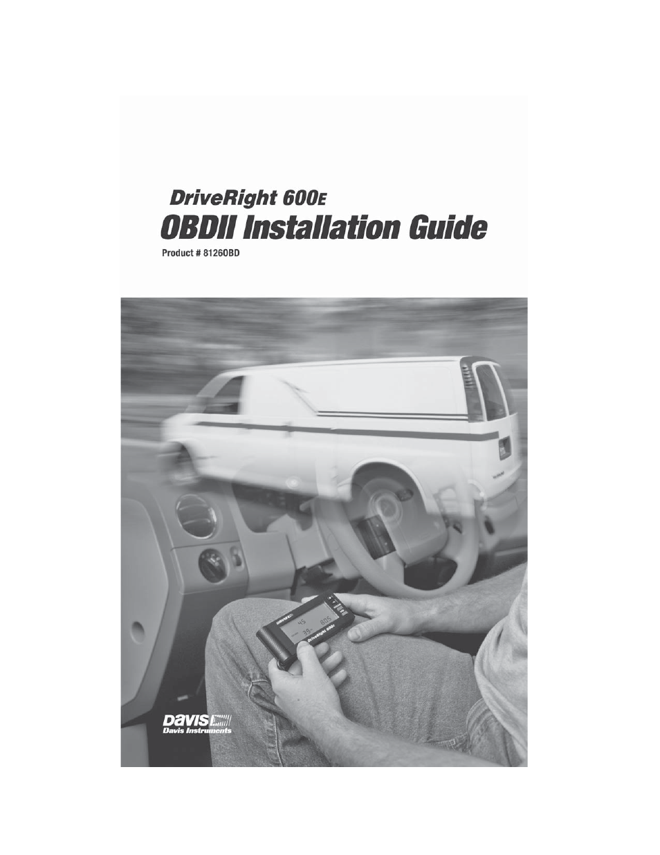 DriveRight 600E OBD Installation Guide (8126OBD)