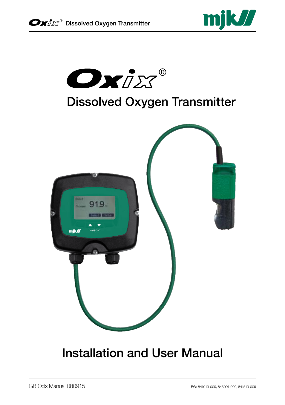 Oxix Dissolved Oxygen Transmitter