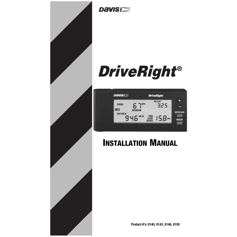 DriveRight Installation - GD (All DriveRight Models)