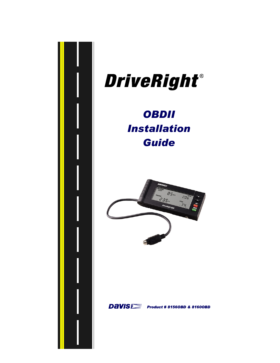 DriveRight Installation - OBD II (8156OBD, 8160OBD)