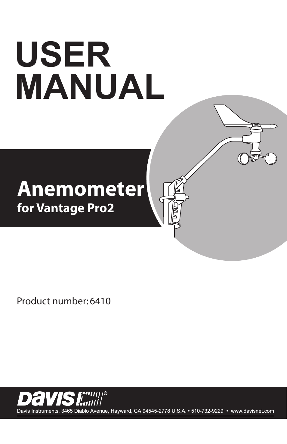Anemometer for Vantage Pro2 (6410)