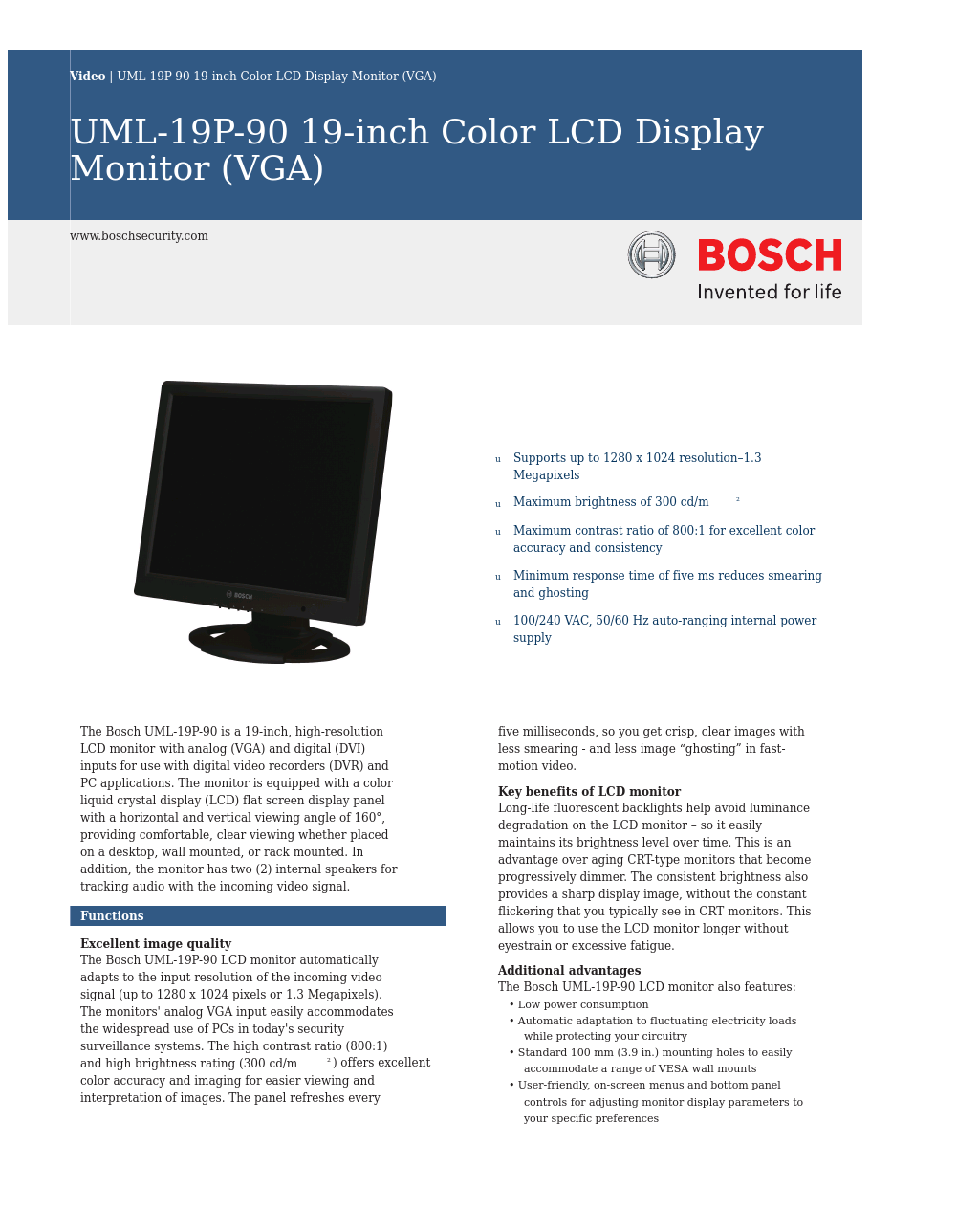 BOSCH02 Monitor