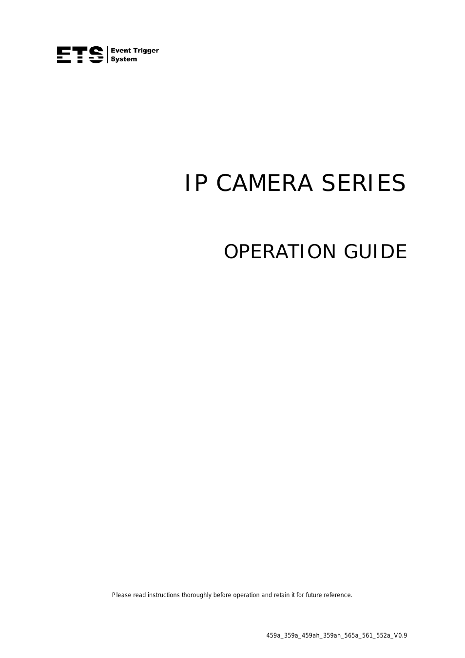 CAMIP16 Quick Installation Guide