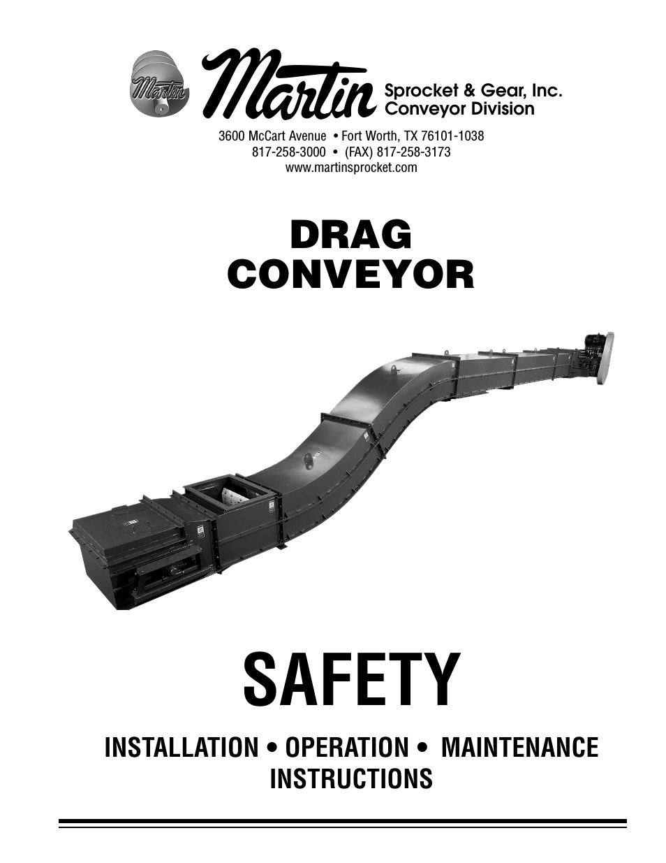 Drag Conveyor Safety