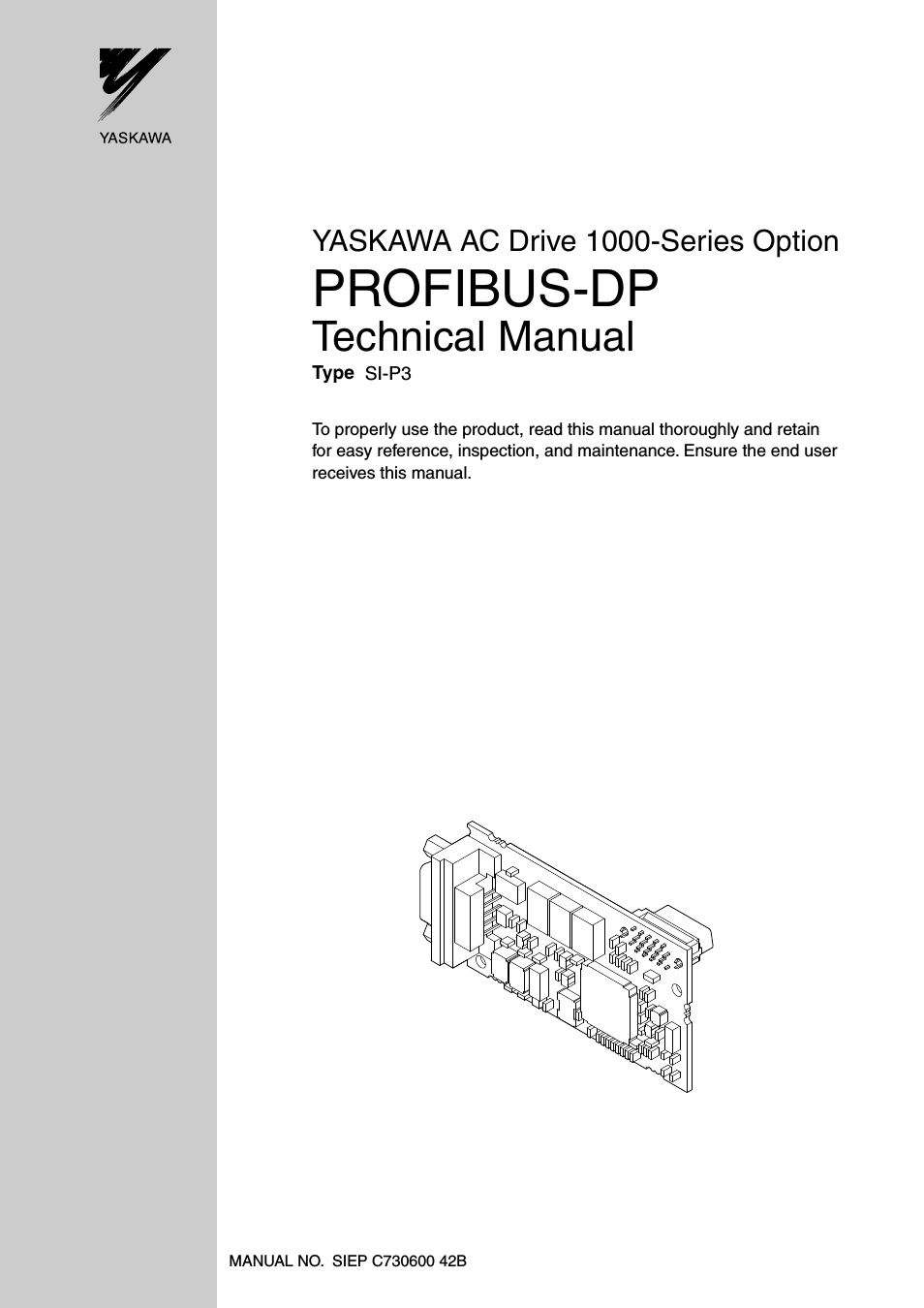 1000 Series Drive Option - Profibus-DP Technical Manual
