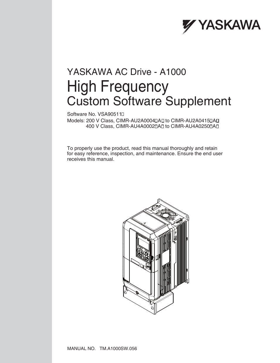AC Drive - A1000 Option Hz High Frequency Custom