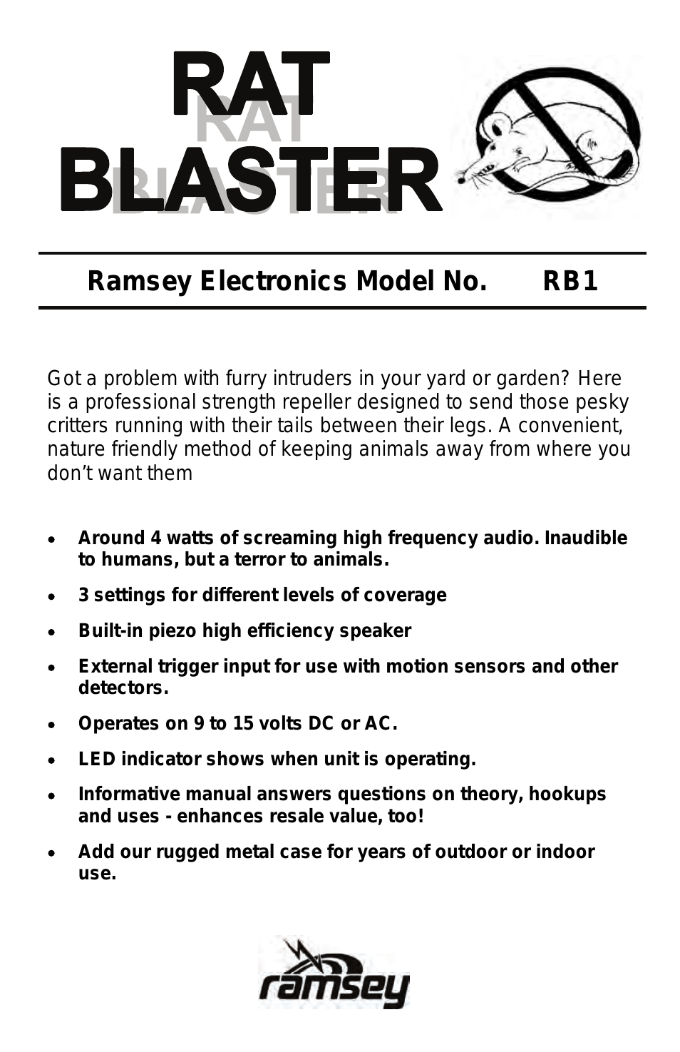 Rat Blaster RB1