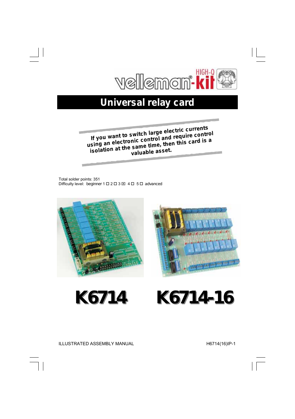 K6714 Assembly instructions