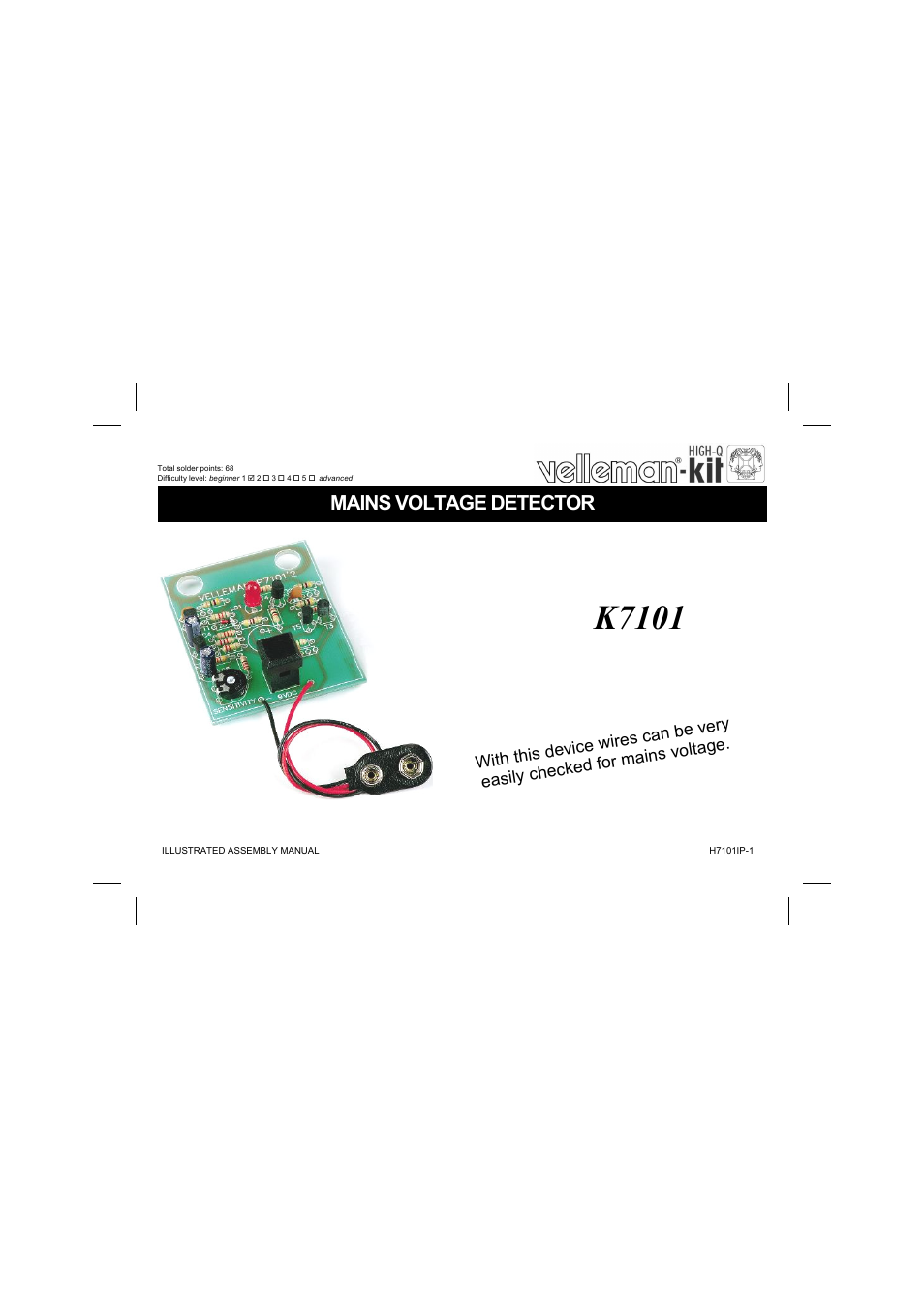 K7101 Assembly instructions