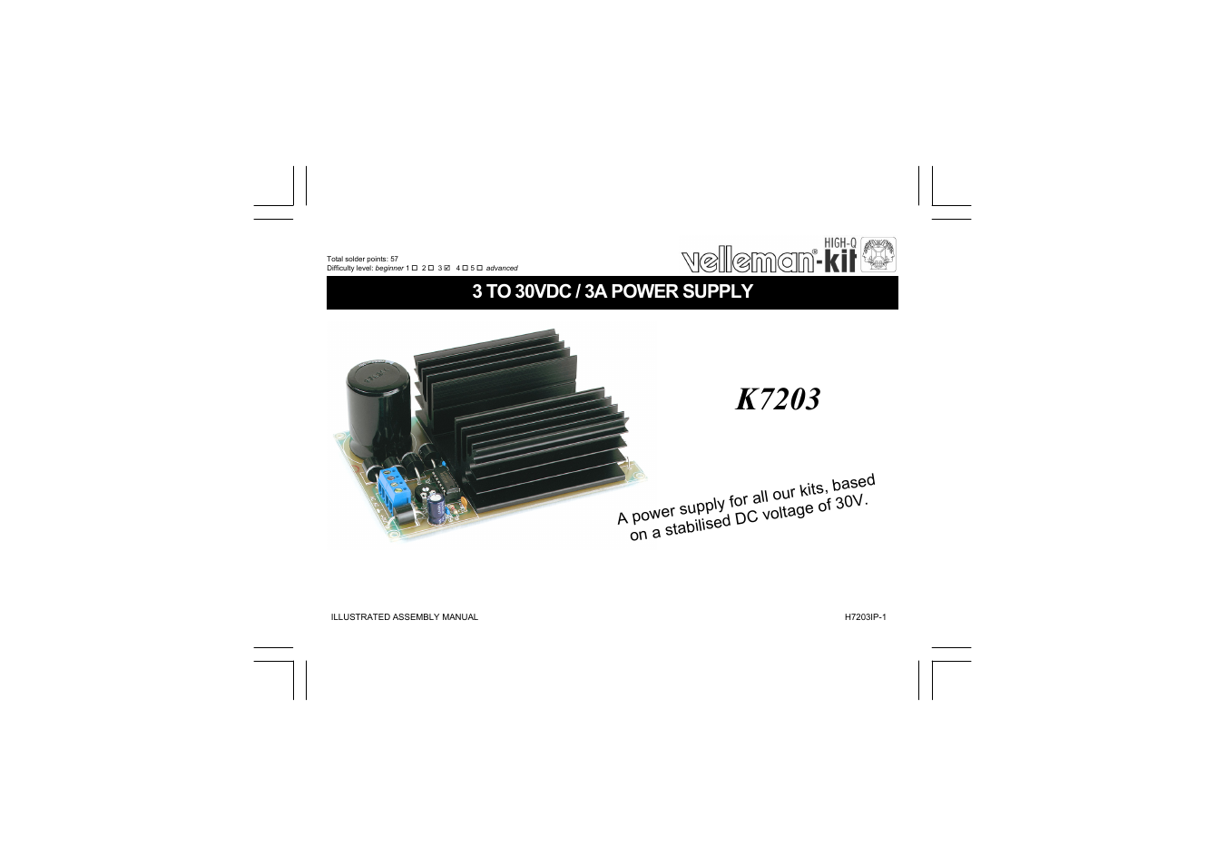 K7203 Assembly instructions