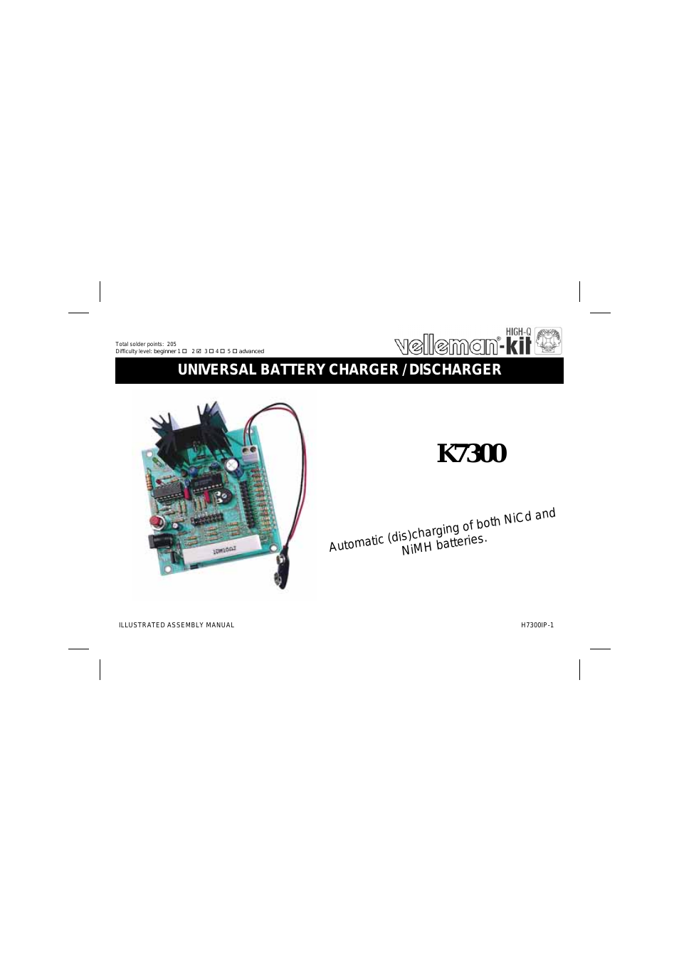K7300 Assembly instructions