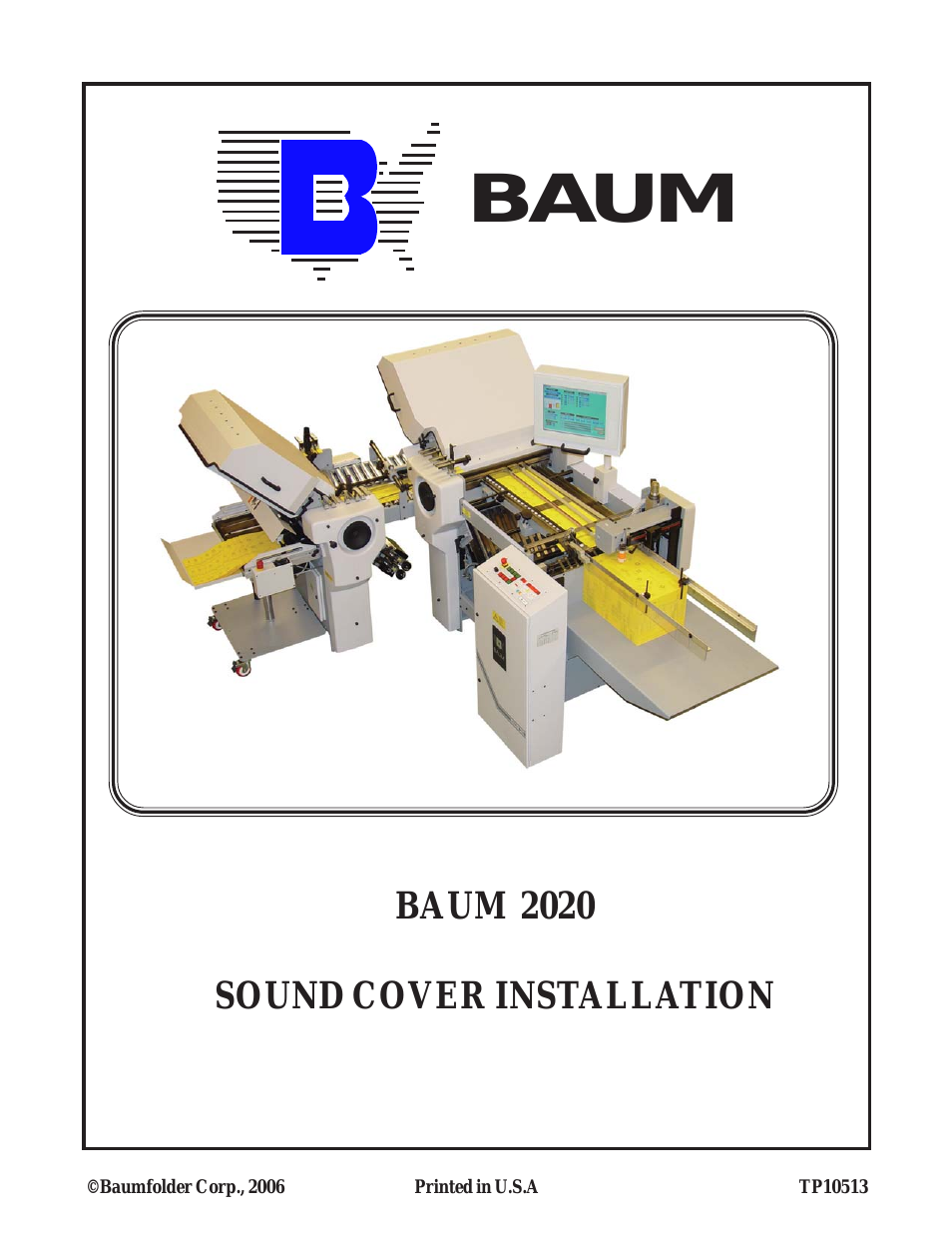 BAUM20: Sound Cover Installation